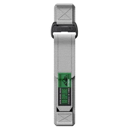 Outdoor Nylon Velcro Woven Wristband Watch Strap - Adjustable 20mm/22mm Band - 22 mm (Gray)
