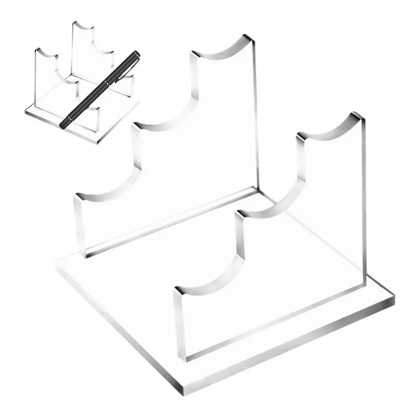 

Desk Pen Stand Display Clear Pen Rack Eyebrow Pen Support And Makeup Brush Storage Pen Pencil And Acrylic Pen Display Stand