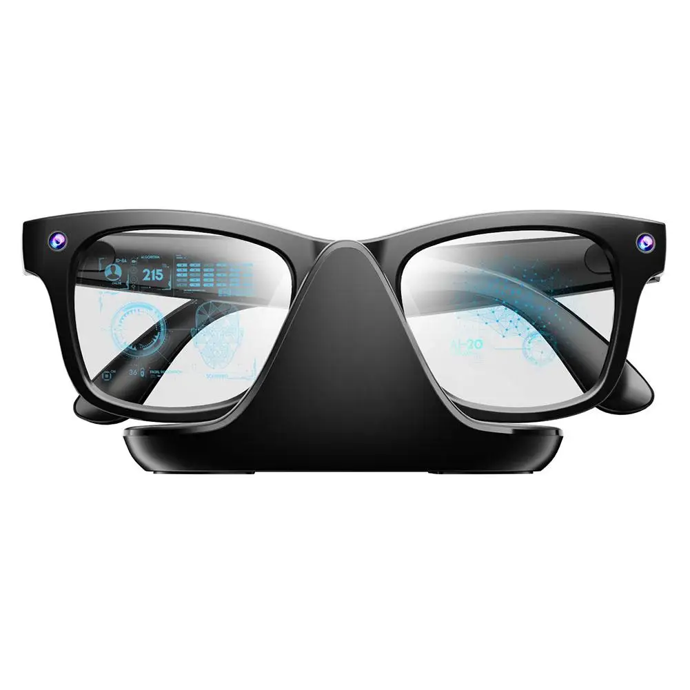 Charging Dock For Ray-Ban Meta Smart Glasses RW4006 RW4008 Potable Travel Charger Station Type-C Adapter With LED Indicator