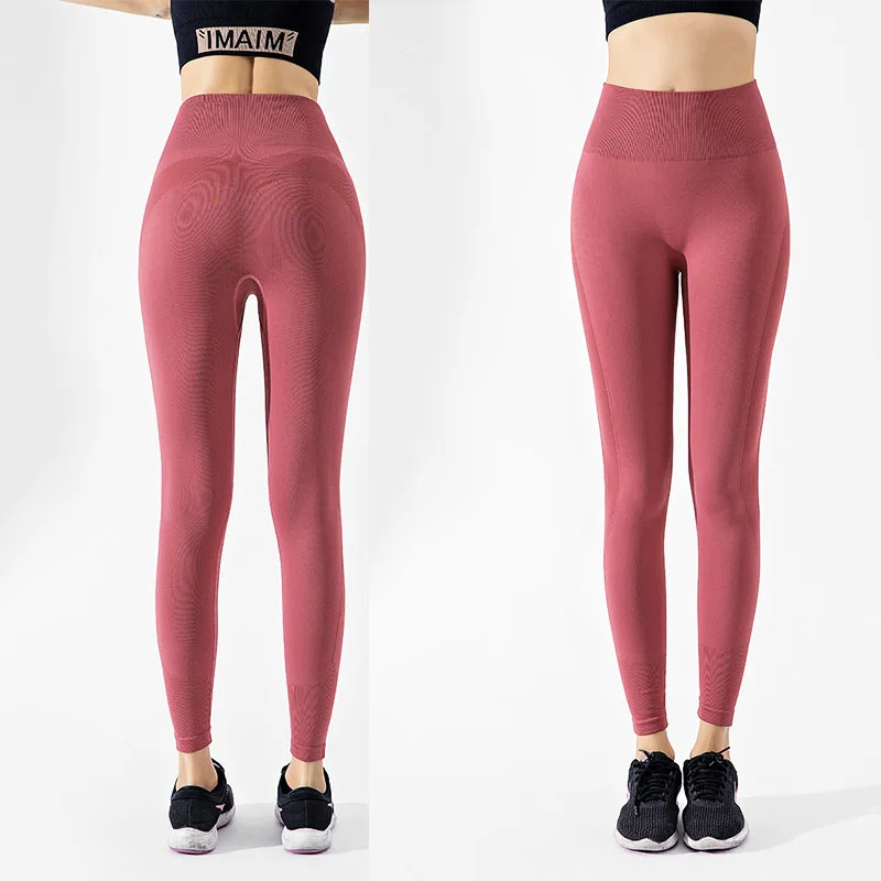 Aiithuug Peach Butt Lifting Gym Leggings Squat-Proof High Waisted