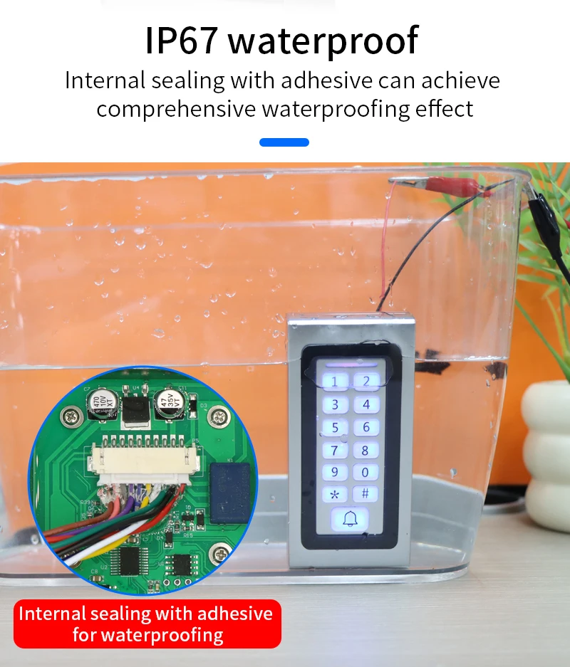 Standalone RFID Reader Access Control Keypad 2000 User Access Control System Doo