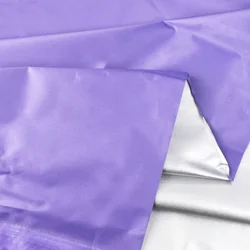 Premium Thin Waterproof Silver - Coated Fabric - Outdoor Sunscreen Material for Car Covers, Sunshades, and Tents (Purple)