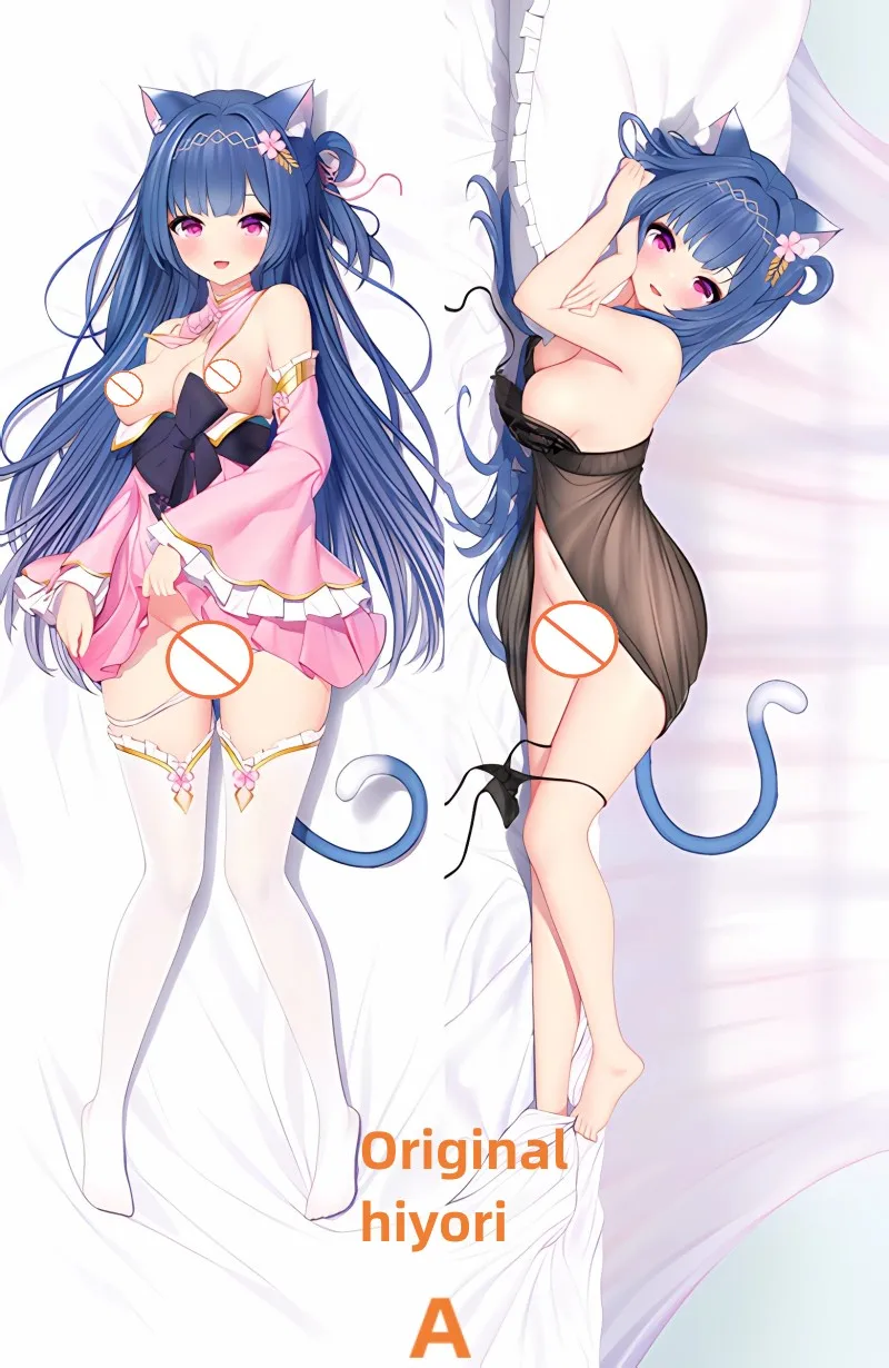 

Dakimakura Anime Pillow Case Original hiyori Double-sided Print Of Life-size Body Pillowcase Gifts Can be Customized