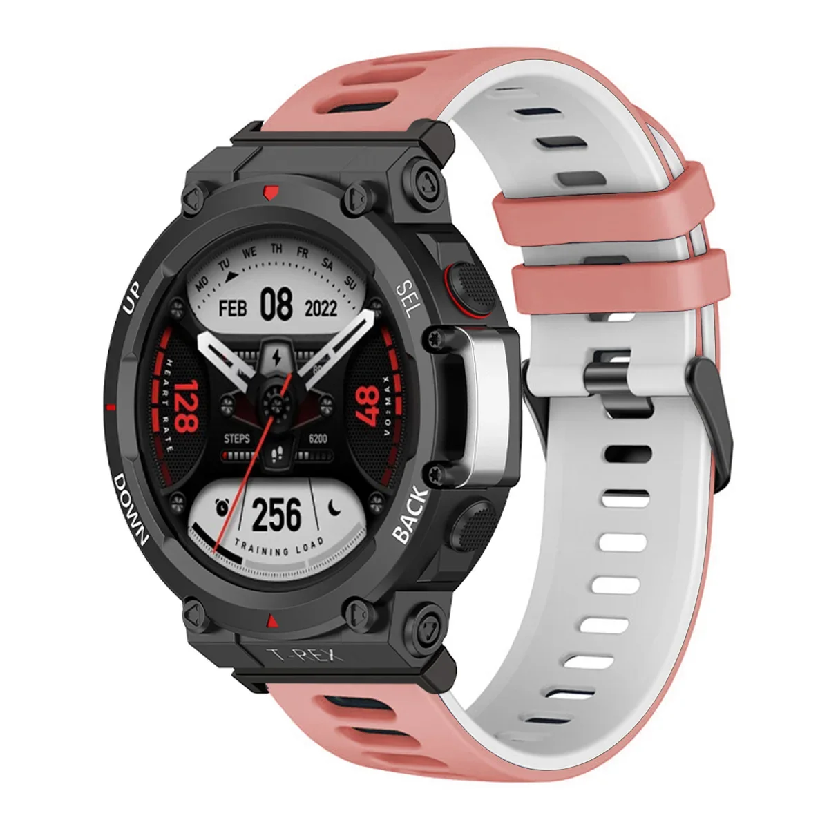 Durable Soft Silicone Sports Watch Strap - Comfortable Fit Bracelet Wristband