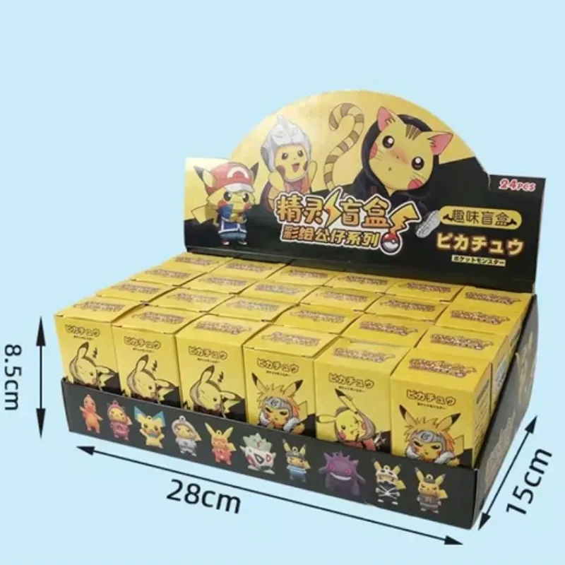 Anime Pocket Monster Blind Box Random Action Doll Pikachu PVC