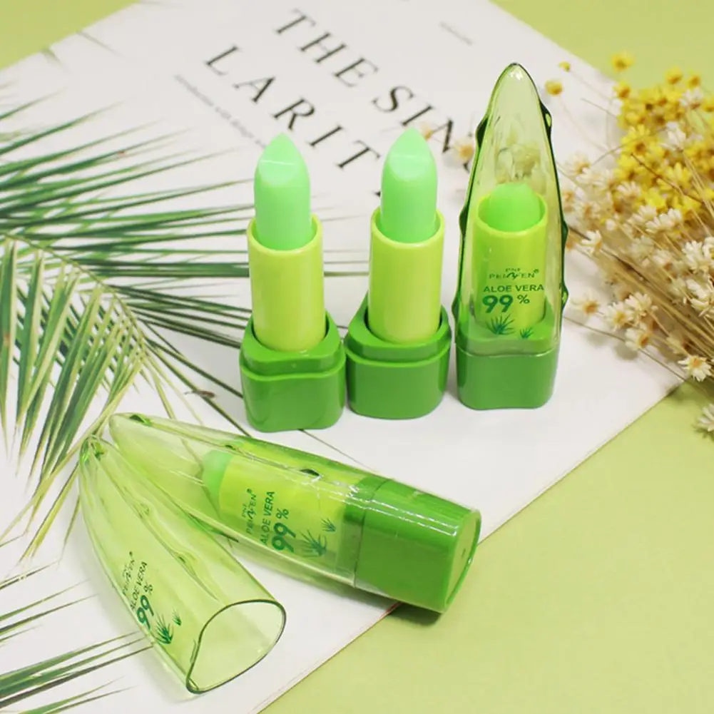 Aloe Vera Lippenstift Langanhaltender Feuchtigkeitsspendender Balsam_voghion.com