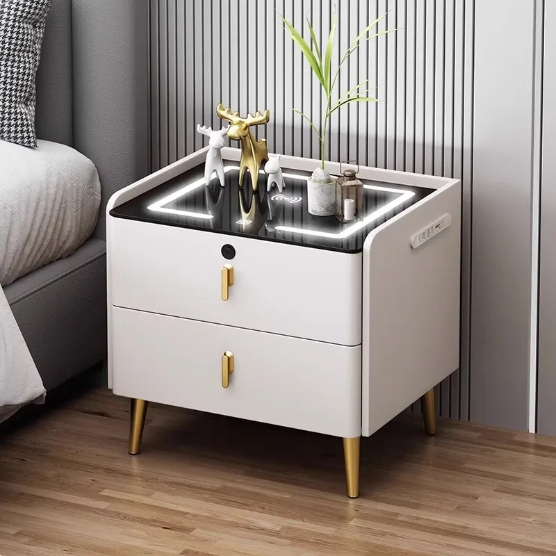 

Nordic Nightstand Bedroom Modern Mid Century Living Room Side Table Luxury Bedside Bed Table Table De Nuit Home Furniture