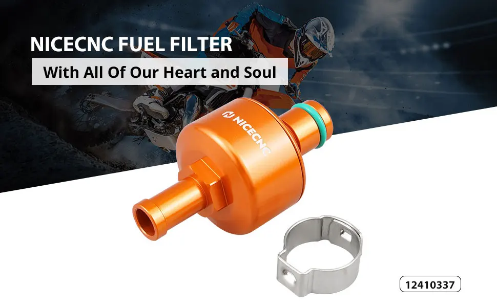 NICECNC Für KTM EXC 300 EXC-F 350 2020-2023 Kraftstoffleitung Tankanschluss Kraftstofffilter Für Husqvarna TE300i TE250i GasGas EC300 EC250 – Detail 6