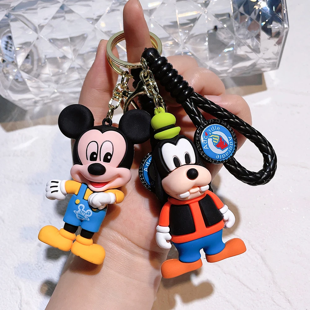 Disney Mickey Mouse Keychain Minnie Donald Duck Daisy Cute Doll Keyring  Fashion Couple Bag Ornament Key Chain Car Pendant Gift - AliExpress