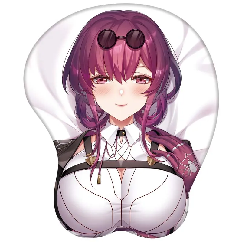 

Game Honkai: Star Rail Anime Cos Kafka Unisex Stereoscopic Cartoon Print Cute Wrist Mouse Pad Office Stationery Gift
