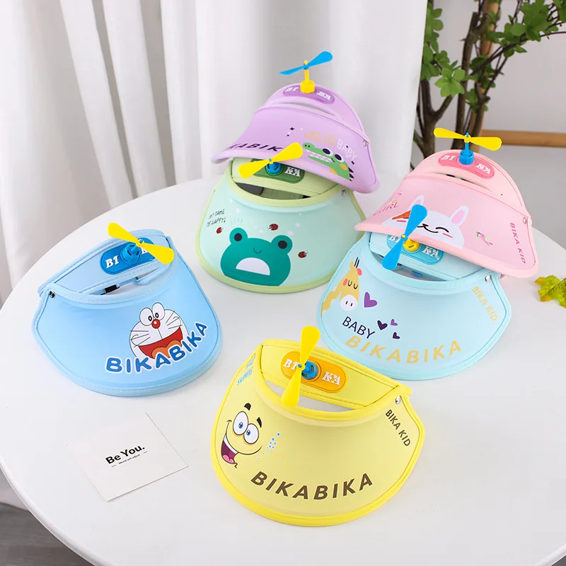 

Summer children's Sun Hat anti-UV Bamboo Dragonfly Sun Cap Boys And Girls Large Brim Empty Top Sun Hats Sombrero Playa
