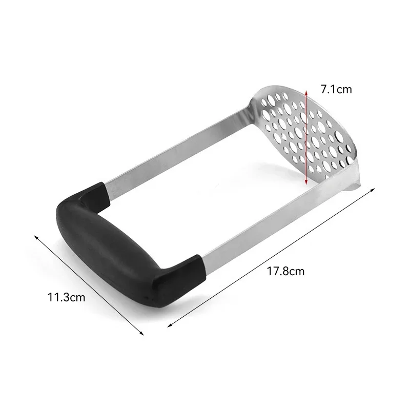 Potato Masher Stainless Steel Potato Masher Foldable Vegetables and Fruit Ricer Handheld Garlic Presser