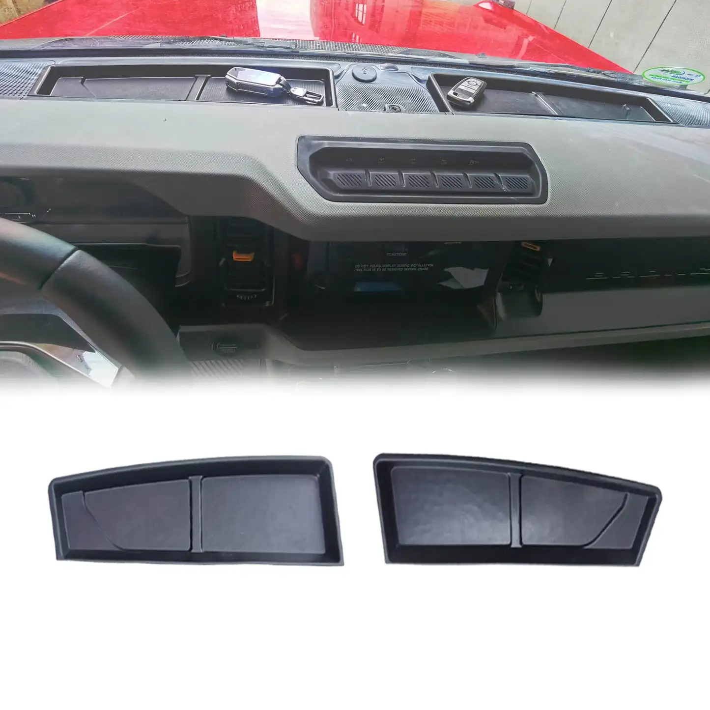 Spedking Center Console Dashboard Storage Box For Ford Bronco + 4 Door 2 Door