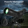 20-60X60 Powerful Monocular Zoom Telescope Bak4 Prism Waterproof Anti-Fog Camping Bird Watching Landscape potting Scope for Phon 6
