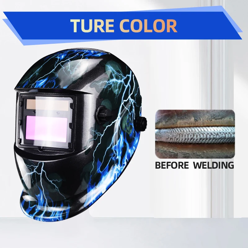 Solar Auto Darkening Electric True color Wlding Mask/Welder Cap/Eyes Mask  for Welding Machine and Plasma Cutting Tool