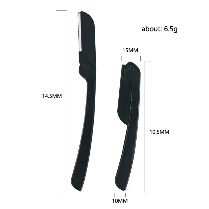 1PC Disposable Microblading Safe Folding Women Face Shaver Eyebrow Trimmer Blade Anti-Scratch Razor Makeup Tools 4