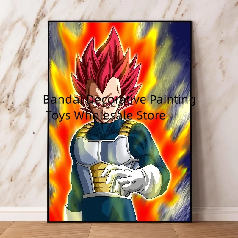 日本のアニメのイラストキャンバスポスター、ドラゴンボールZ