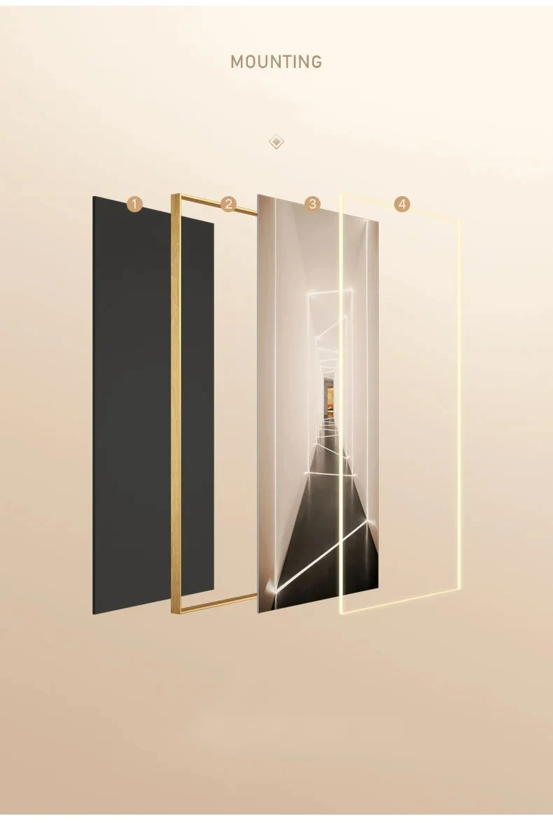 LED Picture Light – Wireless Wall Art Lamp with Remote – Carry Light, image size:790x1175