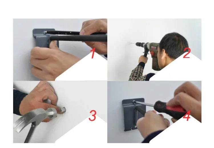 Stainless Steel Wall Mounted Storage Hook For Garden Tools_voghion.com