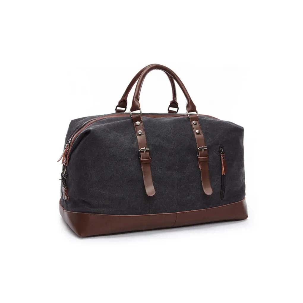 Travel Bag Waterproof Carrying Handbags Durable Storage Bags Men Blue