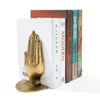 Praying Hands Book Ends for Woman Man Gift Collection Home Iron Bookends Office Desktop for Book Lovers Office Supplier 4