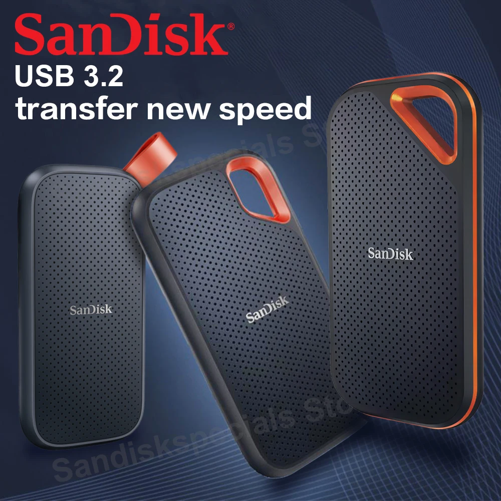 SanDisk External SSD E30 E61 E81 Solid State Disk Original 500GB 1TB