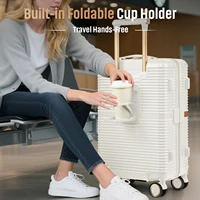 Ensemble de bagages Joyway 3 pièces, valise légère avec porte-gobelet, serrure TSA et roulettes pivotantes 2