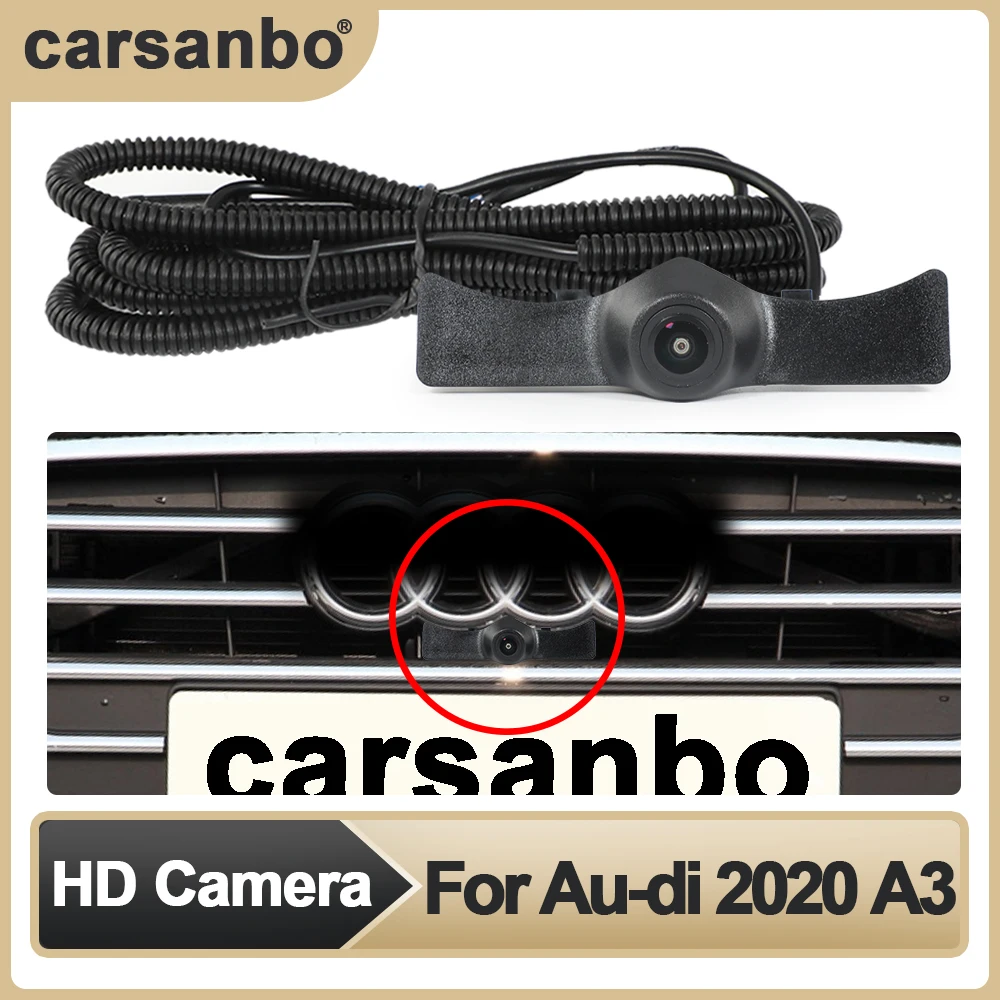 

Carsanbo HD Front View OEM Camera for Au-di 2020 A3 Car Night Vision Camera Fisheye Wide Angle 150° Parking Monitoring System