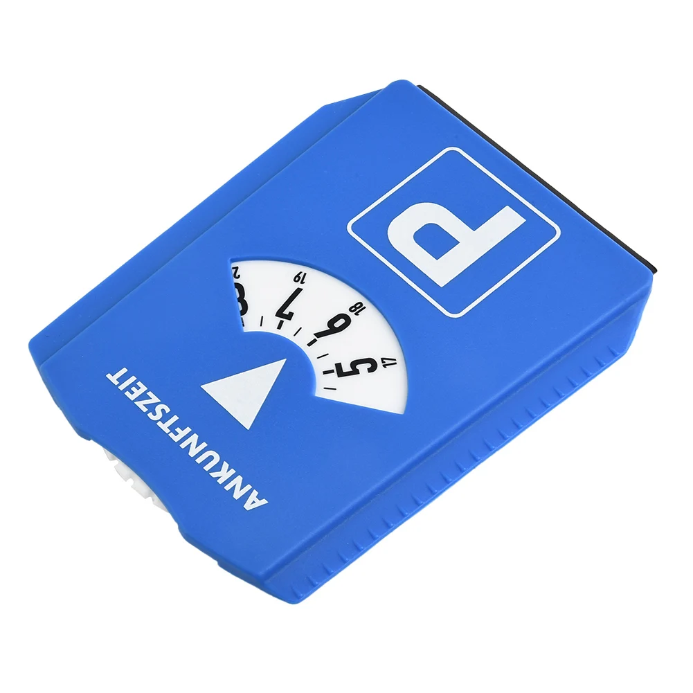 

1*Parking Timer Run Stop Switch Parking Disc Parking Meter Running Battery ABS Blue High Grade Practical To Use