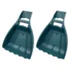 2x Hand Rakes Yard Leaf Scoops and Claws Yard Scoops Leaf Grabbers for Hands for Spreading Mulch Farming Shrub Lawn Clippings 2