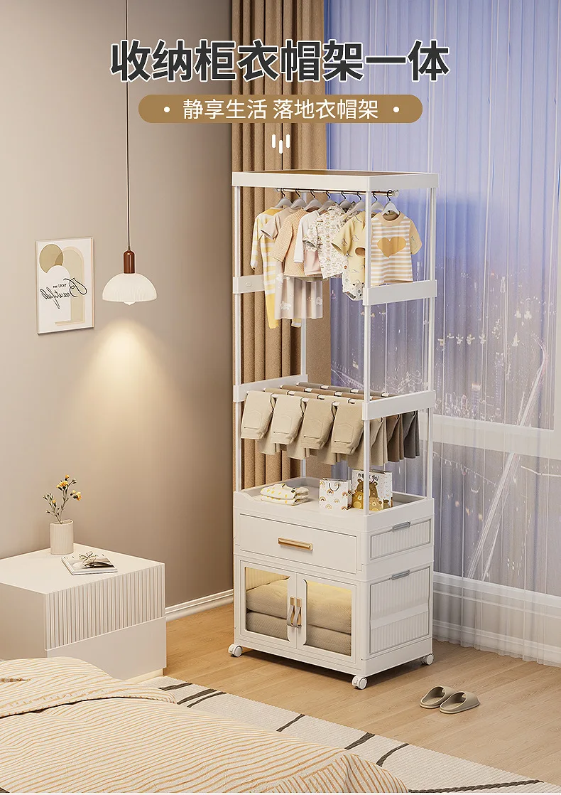 Portable Closet Wardrobe Foldable Clothes Organizer With Cubby Storage 4 Portable Closet Wardrobe Foldable Clothes Organizer With Cubby Storage