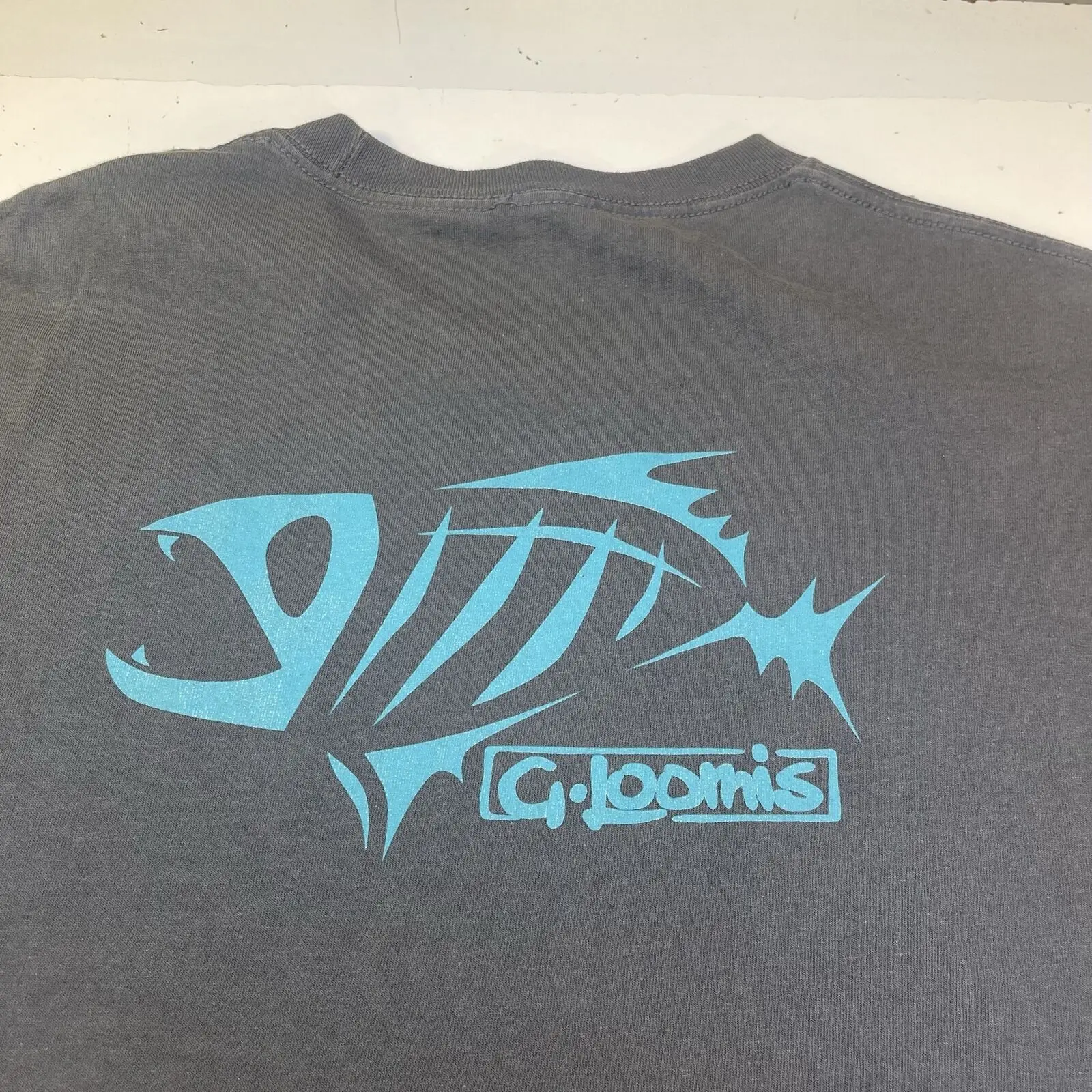 G. Loomis Fish Fishing Tee T Shirt Uomo Xl Grigio
