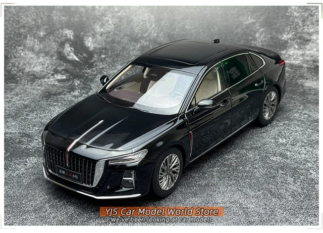 Hongqi h5車モデルコレクション、1:18スケール、静的装飾、誕生
