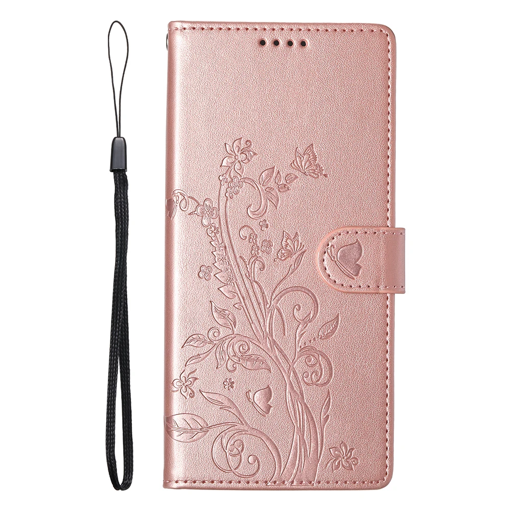 Luxury Flip Leather Wallet Phone Case with Card Slots