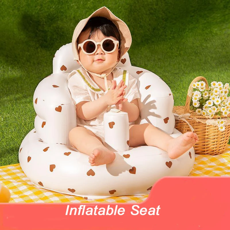 Baby Play Mat Inflatable Children&rsquo;s Sofa Portable Baby Chair Multifunctional Baby Bath Seat