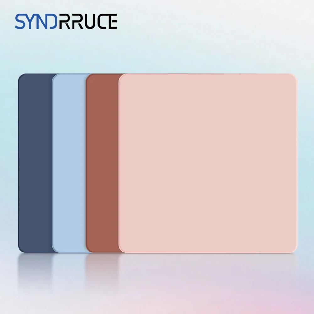 

Waterproof Solid Color PU Leather Mouse Pad Antislip Gaming Mouse Pad School Supplies Office Accessories Desk Set 21*25cm