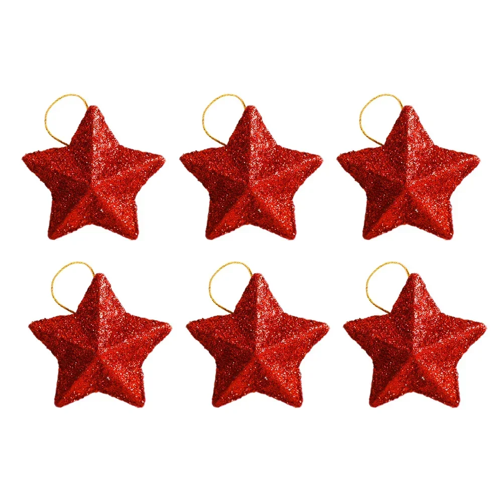 thumbnail image 1 of 6/30 piezas de adornos de estrellas para árbol de Navidad, colgantes de polvo dorado para Navidad, decoraciones para fiestas en casa, regalos de Navidad, accesorios para manualidades DIY, 1 of 5