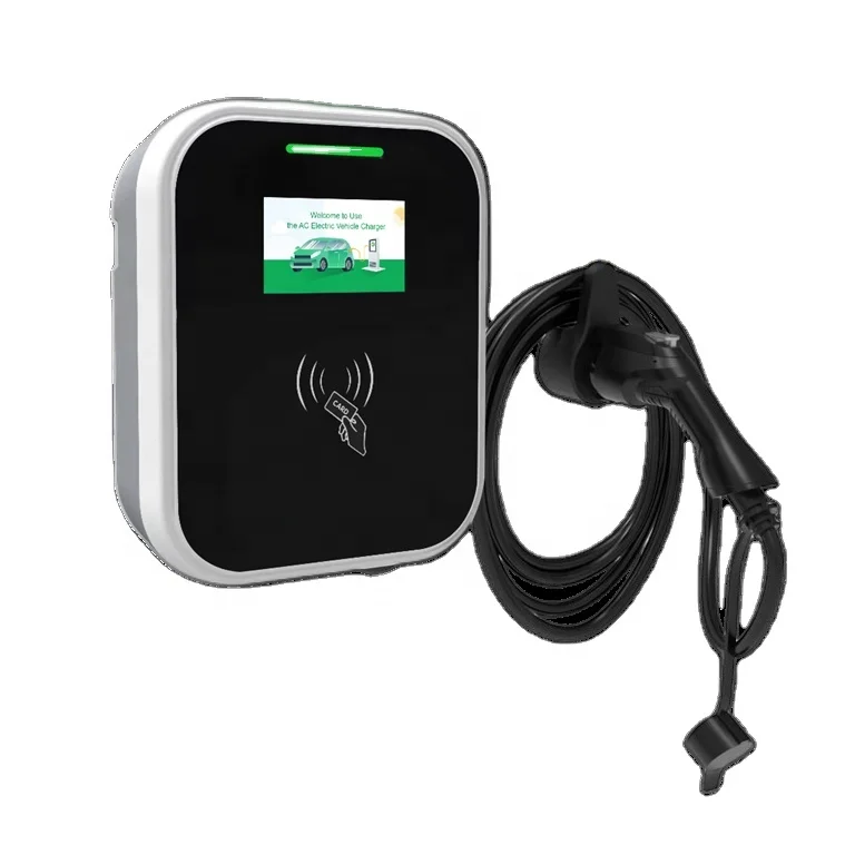 Caricabatterie Ac Ev 32A Type2 Wallbox 7Kw 11Kw 22Kw Rfid Wifi Smart App Stazione Di Ricarica Ev