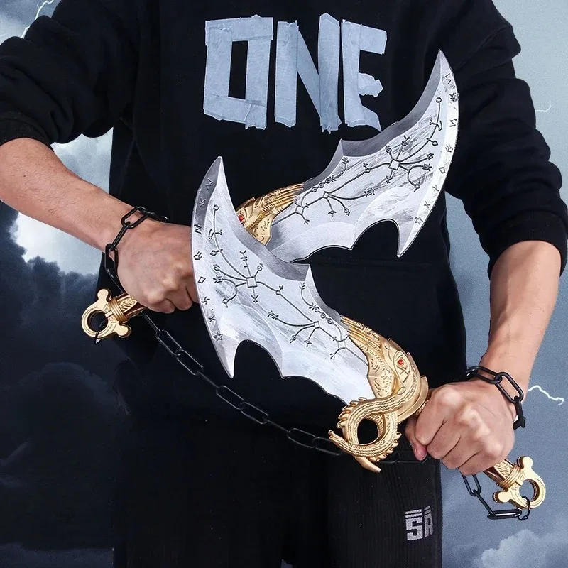 45cm God of War 4 Sword Kratos Cosplay Prop Sabre PU Athena Blade Chaos Ghost Leviathan AXE Real Size Japanese Katana Kid Toy cosplay sword