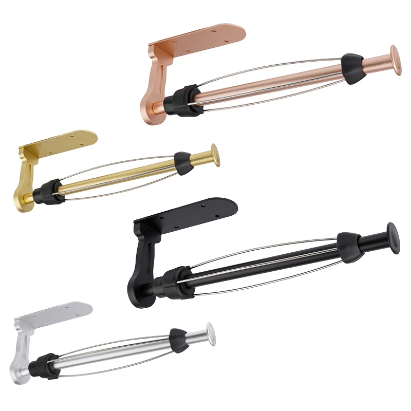 Stainless Steel Paper Towel Holder Self Adhesive Toilet Roll Paper Holder No Punching Kitchen Bathroom Lengthen Storage Rack paper towel holder toilet paper holder toilet paper rack toilet roll holder paper towel rack