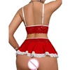 Women's Short Slim Fit Mini Sexy Half Skirt Casual Lace Patchwork Ultra A-line Skirt Party Mini Ruffle Skirt 5