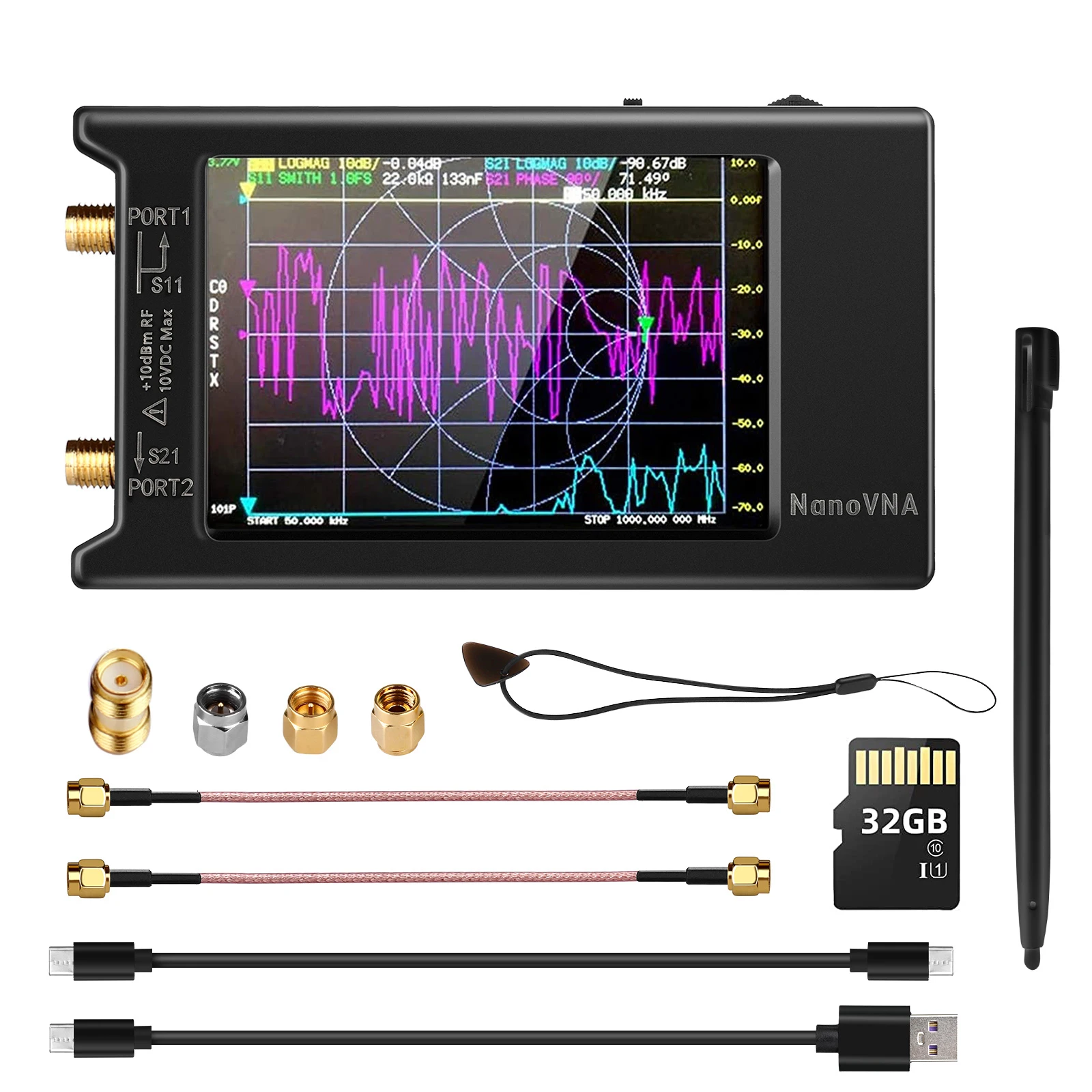 Kit D'étalonnage SMA Pour NanoVNA (analyseur De Réseau Vectoriel) - DC à 1.5/20 GHz