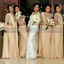 two piece indian bridesmaid dresses,