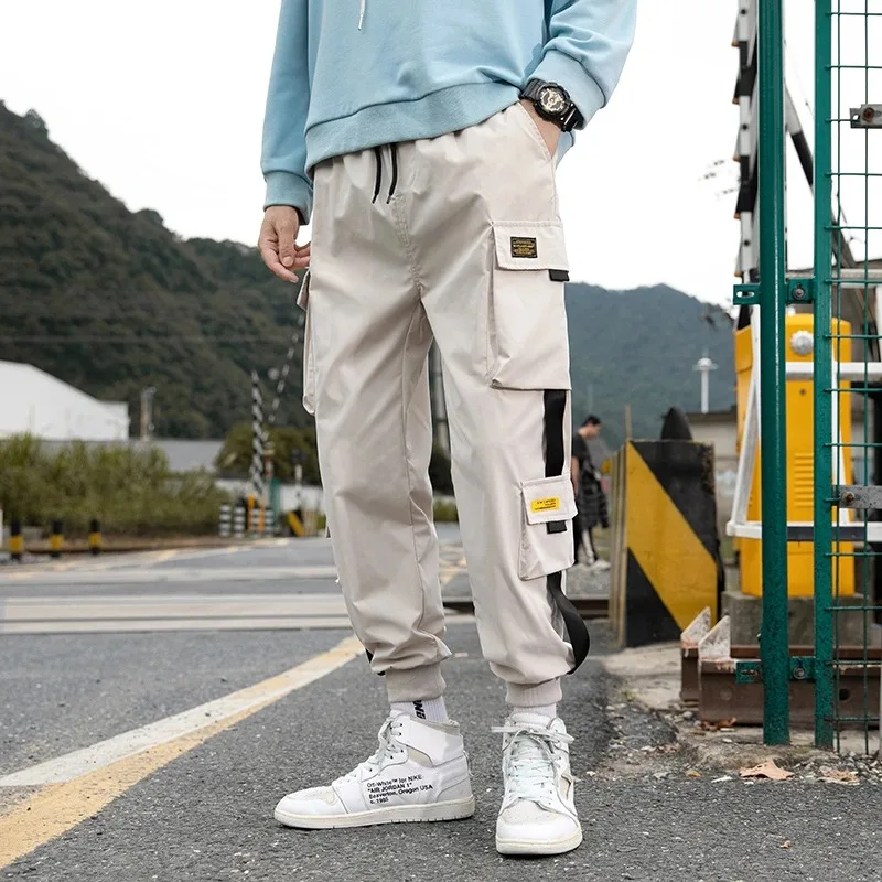 Men's Sweatpants Motorcycle Baggy Pants Male Clothes Gym Sport Big Size Mens Trousers Clothing Cargo Y2k Tracksuit J