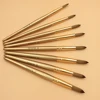 Kolinsky Acrylic Nail Brush Golden Handle Nail Extension UV Gel Builder Tools Beginner Tools Size 8-22 5