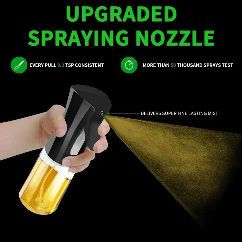 Multipurpose oil spray bottle cooking grilling 200ml 300ml glass sprayer dispenser dropper bottle spray bottle refillable spray bottle dropper bottle