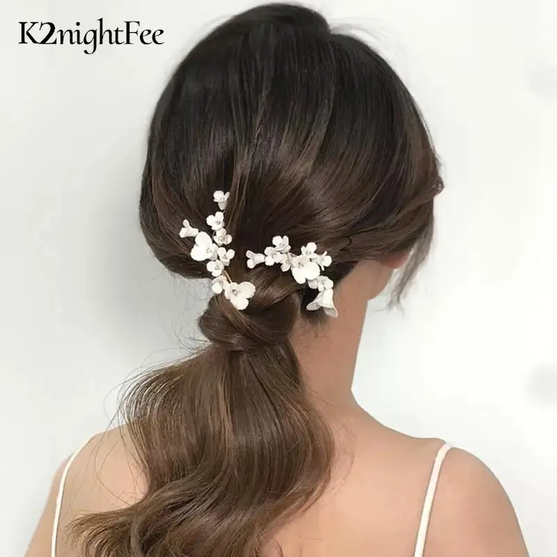 신부 들러리용 절묘한 진주 라인스톤 헤어 밴드, 신부 진주 머리띠, 웨딩 헤어 액세서리