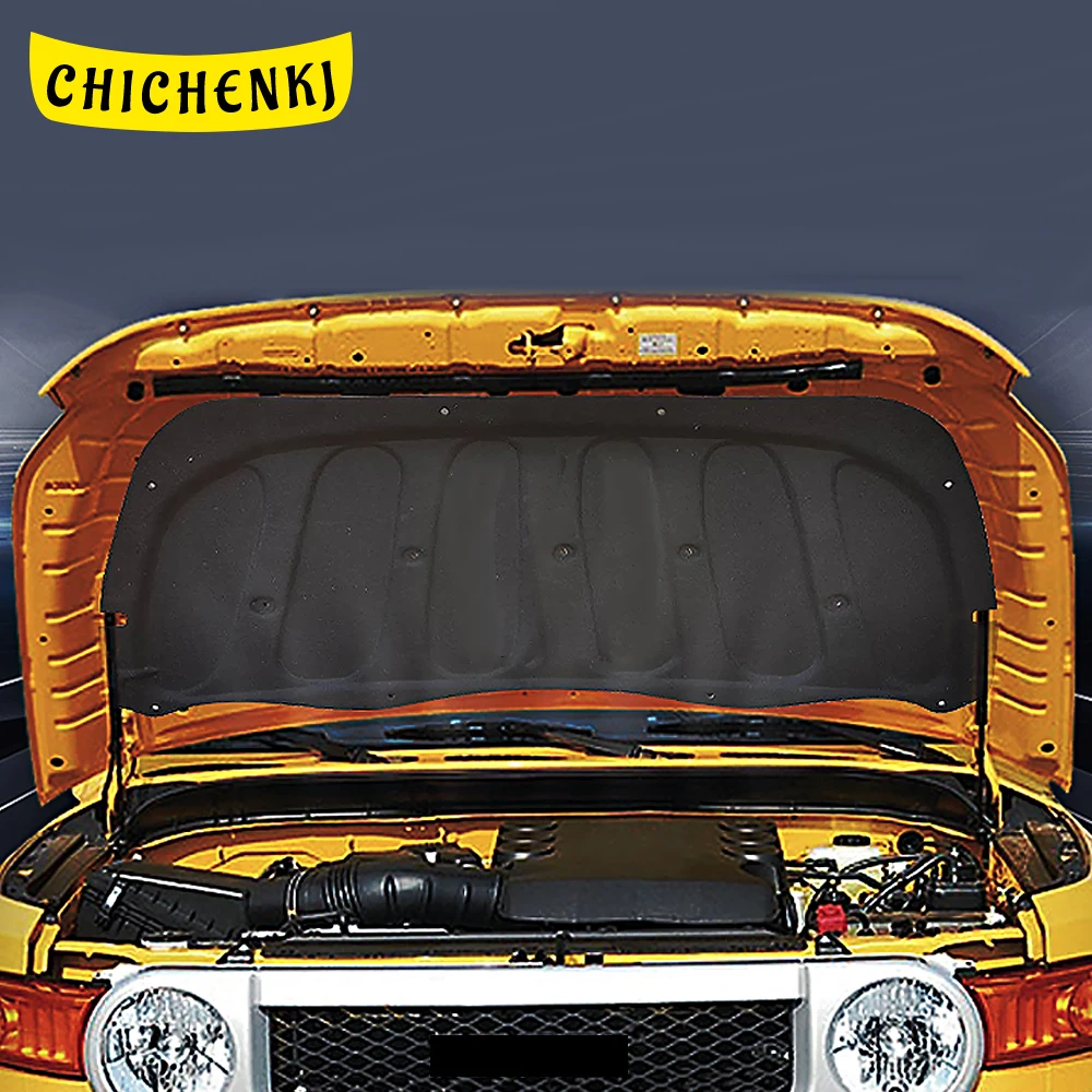 For Toyota FJ Cruiser XJ10 2007-2019 Car Heat Sound Insulation Cotton Front  Hood Engine Firewall Mat Pad Cover Noise Deadener - AliExpress
