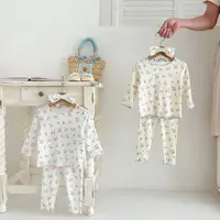 3psc Autumn Newborn Infant Baby Girls Flower T-Shirt + Trousers Headband Pajamas Comfort Set Muslin Kids  Fashion Baby Clothing 2