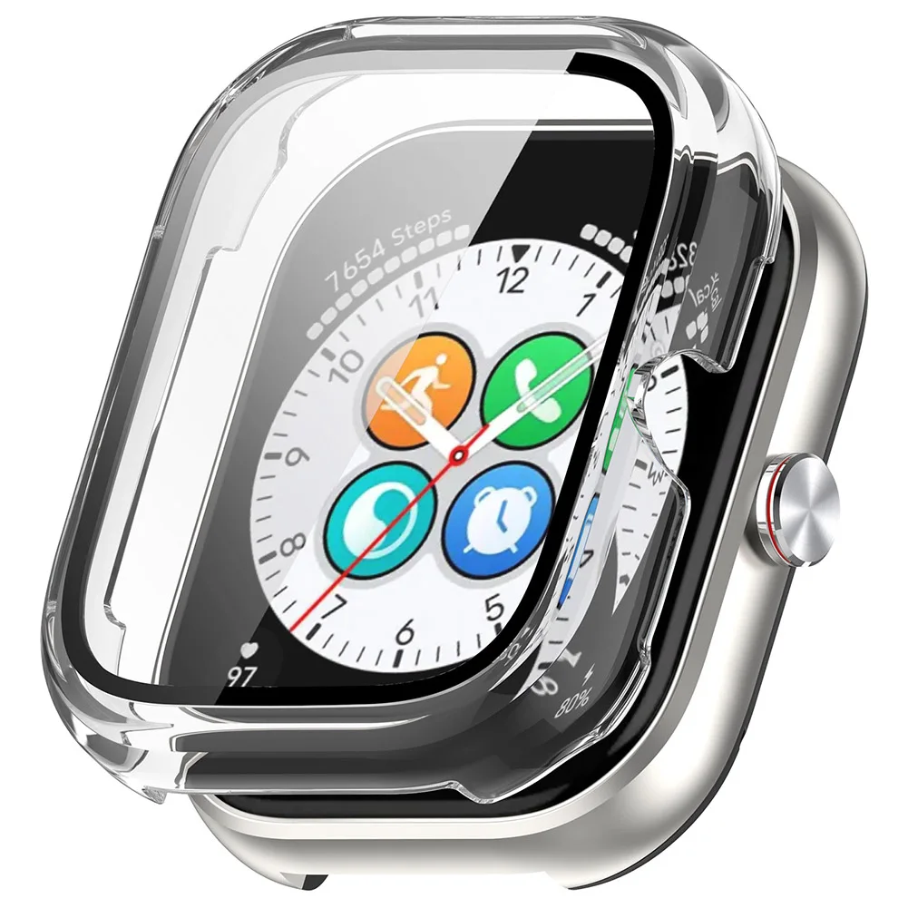 Durable Screen Protector & Case Cover for Honor Choice Haylou Watch - Premium PC Frame Accessory